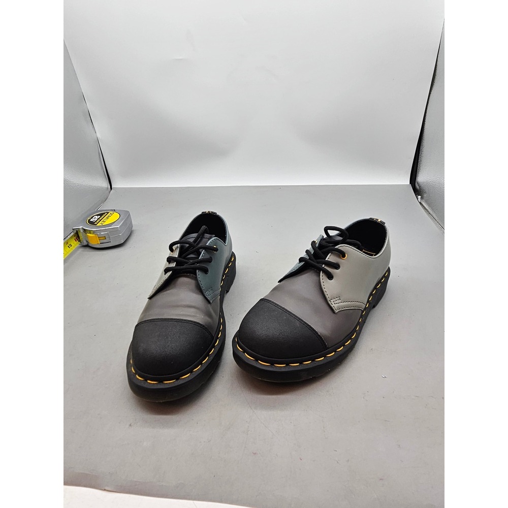 Dr. Martens 1461 London Grey Colorblock Leather Oxford Shoes Mens 6 Womens 7